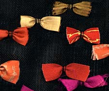 accessories, clothing, recycled fabrics, fabric, kimono, vintage kimono fabric, textiles, pin weaving technique, recycled fabric accessories